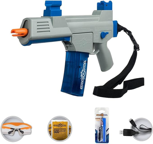 SplatRball SRB400-SUB Gel Ball Water Bead Blaster Gun Kit. Splat R Ball Everything with The Electric Blaster able to Shoot up to 200fps! Splatter Gun