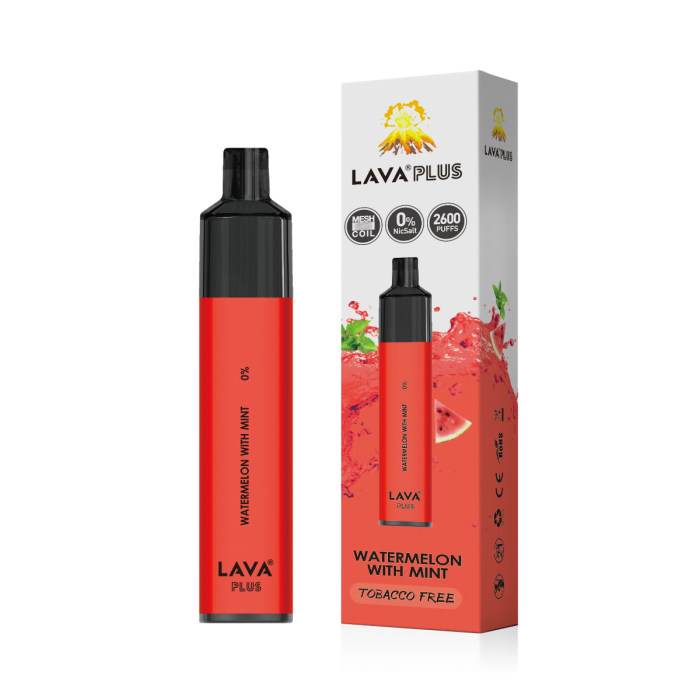 Lava Plus Disposable Vape Tobacco Free 0% Nic | 2600 Puffs