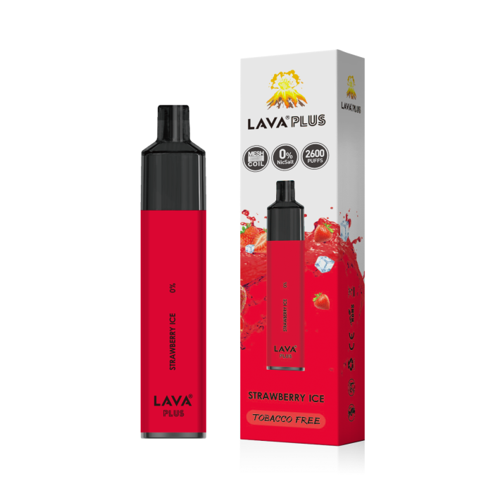 Lava Plus Disposable Vape Tobacco Free 0% Nic | 2600 Puffs